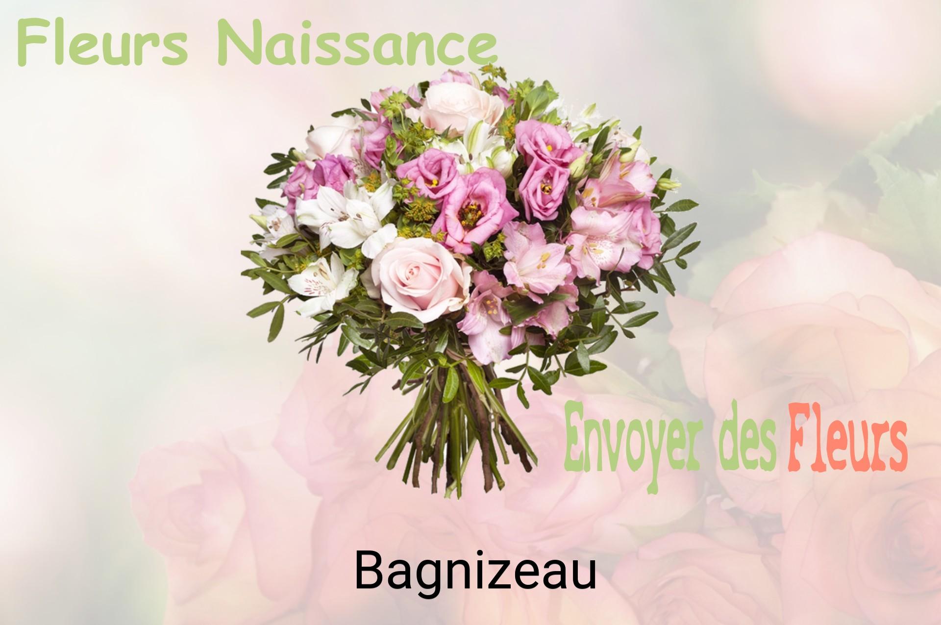 Bouquet de fleurs de naissance livré à Bagnizeau